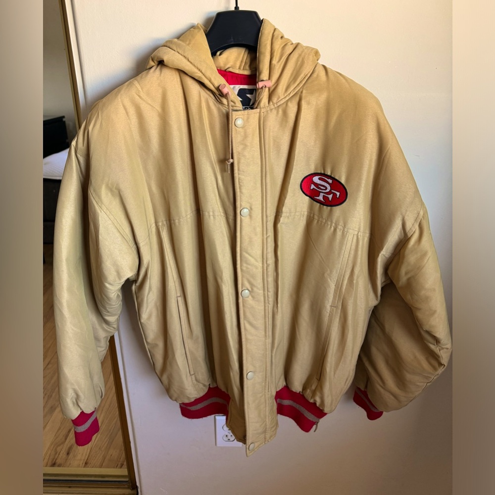 Rare Vintage Gold 49ers Starter Jacket